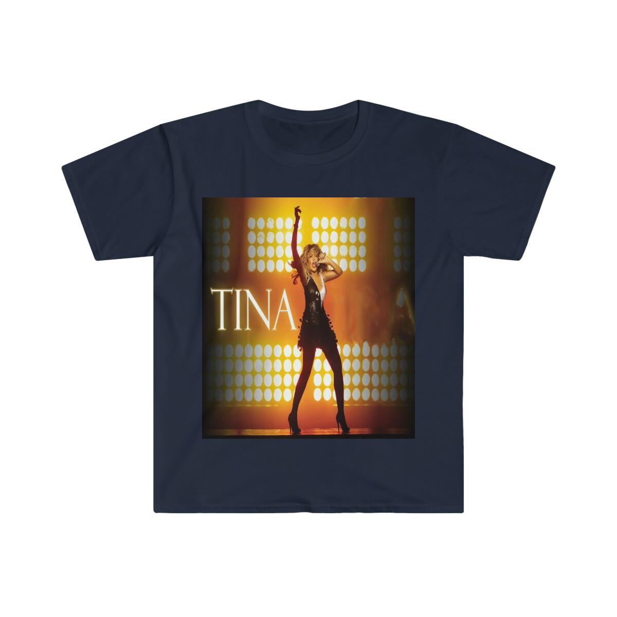 Unisex Soft Cotton T-Shirt. Tina Turner Concert Live XXXXL