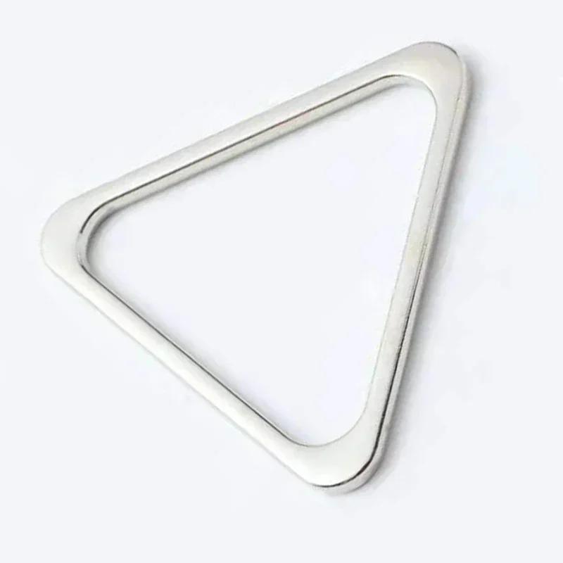 5/10Pcs Meetee 20-40mm Triangle Metal Ring Buckles Bag Strap Dog Collar Webbing Clasps Clothes Belt Hooks Hardware Accessories