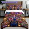 3pcs Duvet Cover Set (1*Duvet Cover + 2*Pillowcase, Without Core), Poppy Playtime Print Bedding Set, Bedroom Decor, All‑Season, Birthday Gift