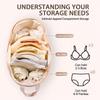 Shell-shaped Underwear Storage Bag Bra Socks Organizer Polyester Handheld Storage Bag Clothing Organizer Bag Luggage Packing