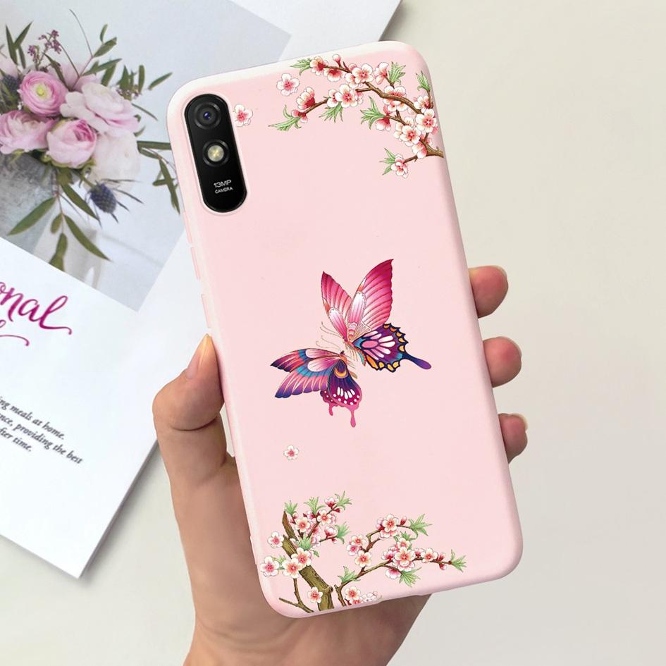 Für Xiaomi Redmi 9A 9AT Hülle Süßer Astronaut Schmetterling Weiches Silikon Handy Rückseite Für Xiaomi Redmi 9i Sport Redmi9a Hüllen