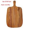 Acacia Wood Handle Cutting Board & Tray - Perfect for Pizza, Steak, Fruit, and Bread
