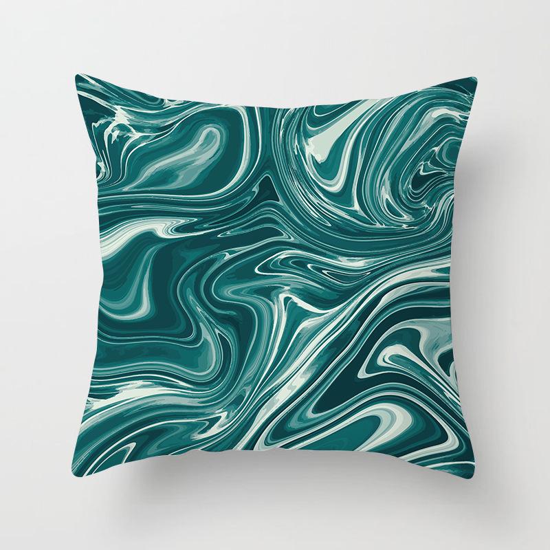 Car Cushion Cover Geometric Gold Print Sofa Square Pillow Cover Cushion Cover Home Furnishings