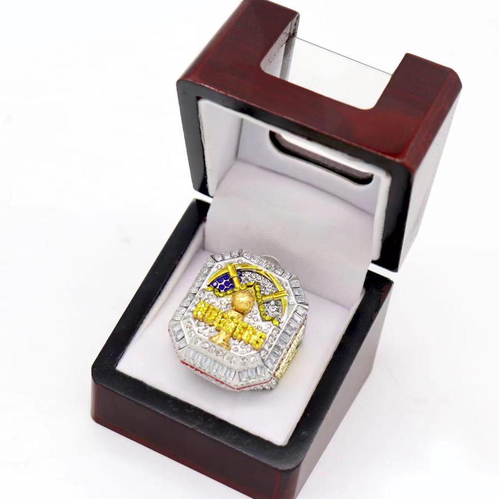2023 Denver Nuggets Meisterschaftsring - Jokic MVP Legierung Diamantbesetzter Ring