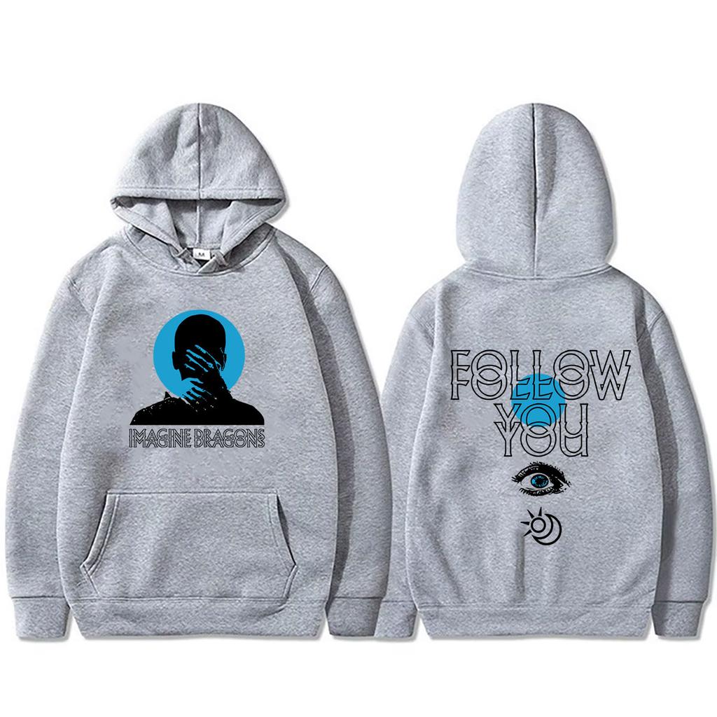 Rock Band Imagine Dragons Mercury Follow You Hoodie Men Women Hip Hop Oversized Sweatshirt Male Hoodies
