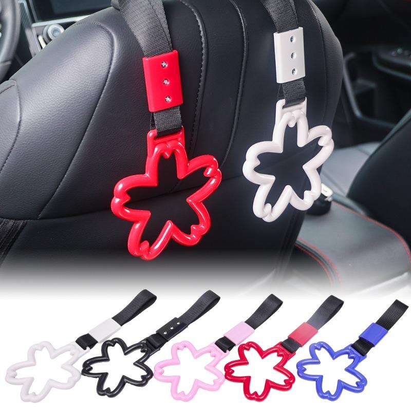 Car Antistatic Grounding Wire With Car Hand Pull Ring Flower Decorative Rear Bumper Warning Ring Hanging Car Static Eliminator