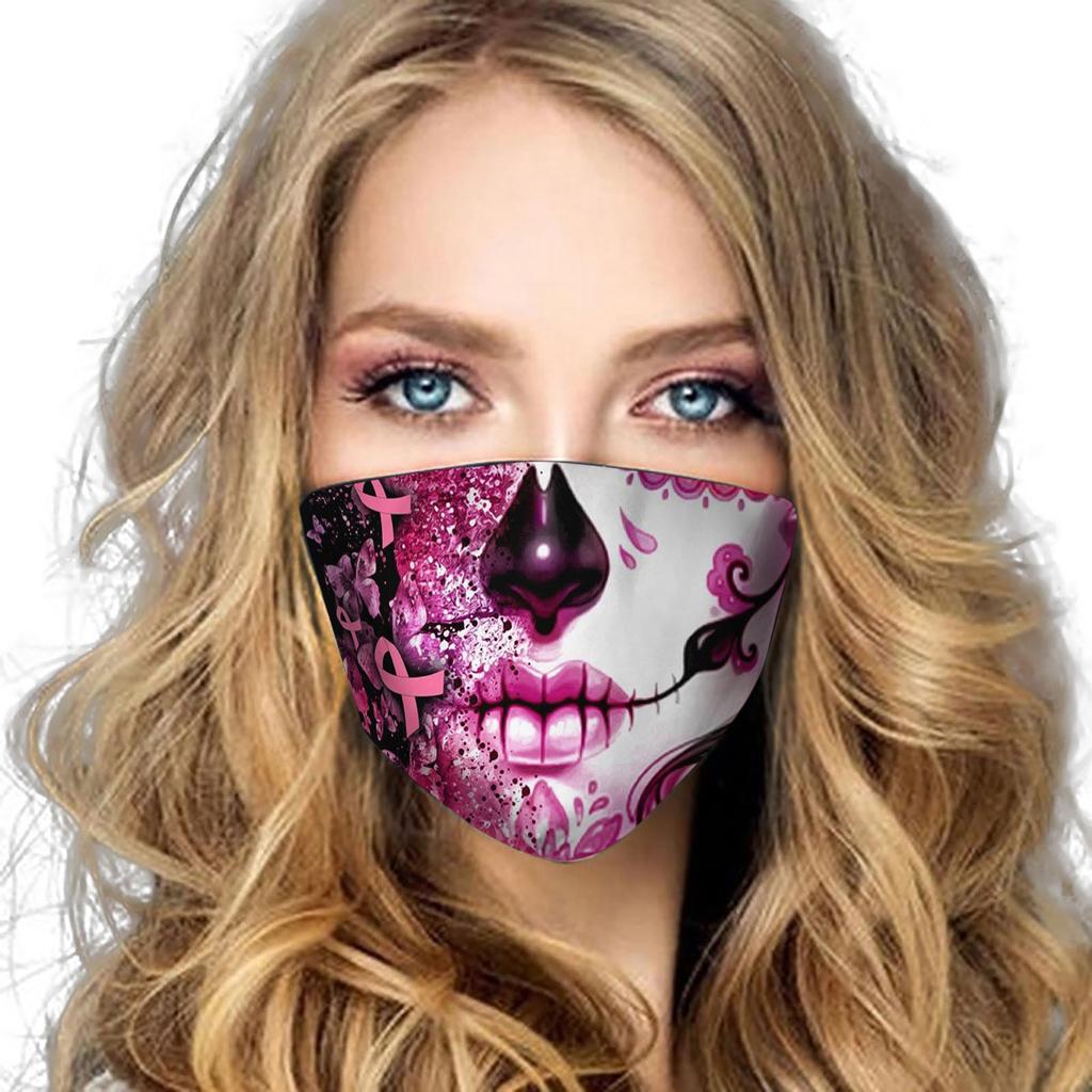 1 PC World  Day Printed Dust-Proof And Breathable Cotton Mask Cycling Mask