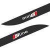 2026 Hot 2Pcs Car Waist Side Skirt Carbon Fiber Emblems 3D Stickers For qaz13 S3 S5 S1 S4 S2 S6 RS3 RS4 RS5 RS6 RS8 B8 B6 TT A2 A3 A4 A5