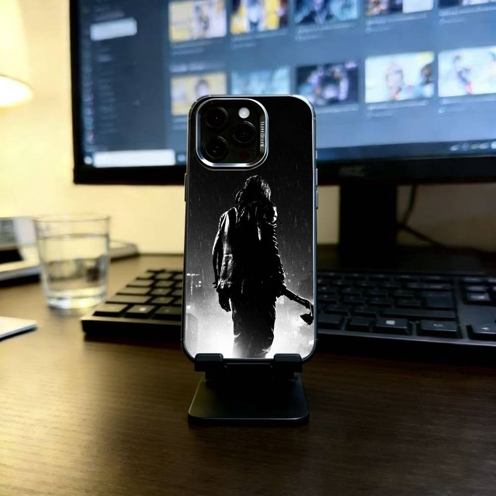 

Чехол для телефона Leon Kennedy для iPhone 17,16,15,14,13,12,11 Plus,Pro Max,XS,Цветная серебряная внутренняя крышка iPhone13Pro