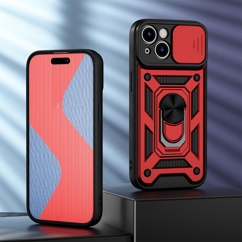 KEYSION Shockproof Case for iPhone 15 Pro Max 15 Ultra Slide Camera Lens Protection Ring Phone Cover for iPhone 14 13 12 11 Pro