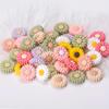 5/15PCS Multi-color Daisy Silicone Beads, 20mm, Suitable for DIY Pen Bead Bracelets, Necklaces, Keychain Accessories, Etc