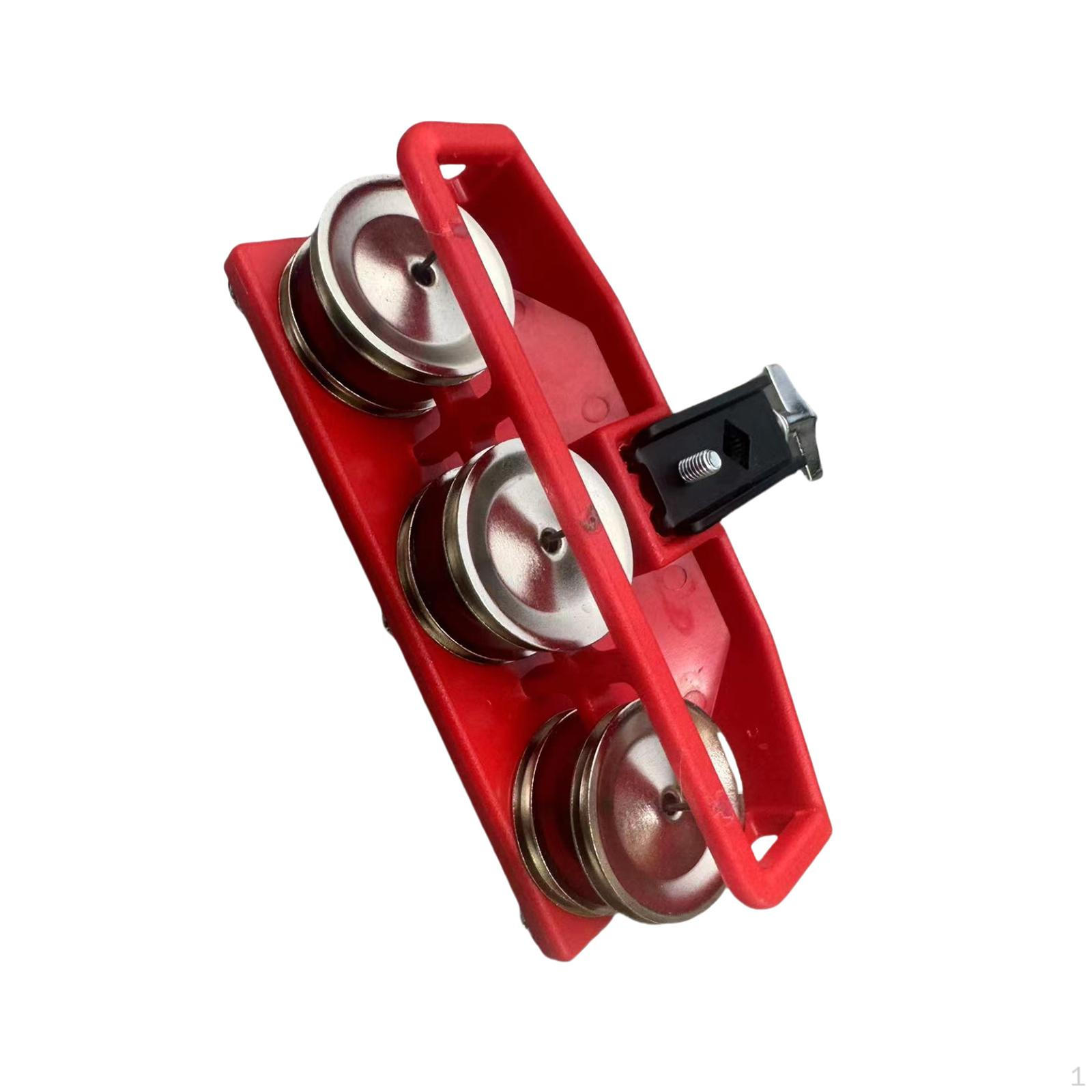 Cymbal Hi Hat Tambourine Drum Parts, Metal Mountable Istrument Accessories, Bell Piece for Kids Argent