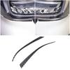 METYOUCAR Headlight Front Lamp Decals for Honda JF3 JF4 Left and Right Carbon Fiber Eyebrow Trim Easy Car Custom Exterior Set of 2 Stickers, N-BOX