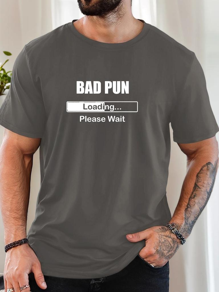 Herren T-Shirt 100% Baumwolle Sommer Lässig Weich Kreativer Buchstabendruck Rundhals Atmungsaktiv Kurzarm T-Shirts 2025 Neue T-Shirts