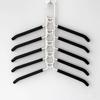 Space-Saving Multifunctional Non-Slip Clothes Hanger with Detachable Multi-Layer Drying Rack