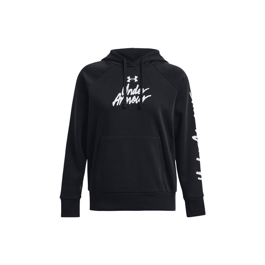 Under Armour Rival Fleece Graphic Hoodie Women hoodies Black 1379609-001