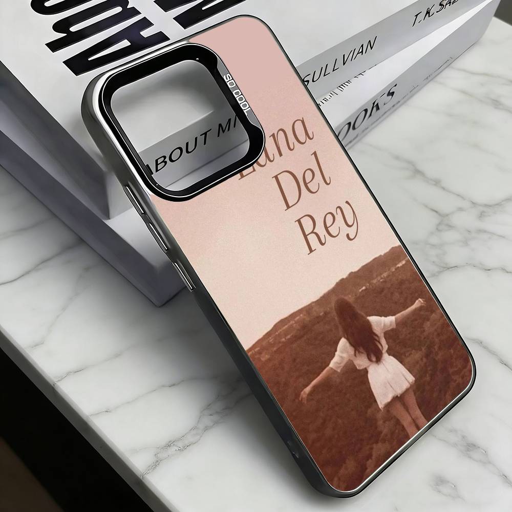 L-Lana Del Rey  Phone Case For iPhone 17,16,15,14,13,12,11 Plus,Pro Max,XS,Colorful Silver Black Cover
