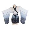 Ink painting sexy underwear gradual change color Hanfu sexy bathrobe soft yarn antique style of the Republic of China style ancient costume
