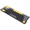 Wired Computer Keyboard Quiet Anti Ghosting RGB Backlit Slim 68 Keys Keyboard Scissor   for Work Gaming