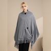 3 Heated Level USB Heating Shawl Portable Thermal Blankets Versatile Long Cape Style Shawl  Indoor