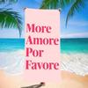Y2K Aesthetic Amore Love Letter Microfiber Beach Towel Oversized Extra Large Girly Pink Typography Pool Blanket for Women Her
