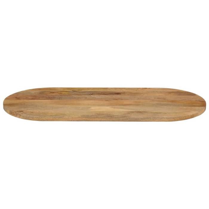 VidaXL Table Top, Replacement Table Top, Replacement Dining Room Table Top, 110x50x2.5 Cm Oval Solid Wood 370127
