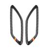 2Pcs Carbon   Dashboard Outlet Cover for   A Class CLA GLA W169 W117    
