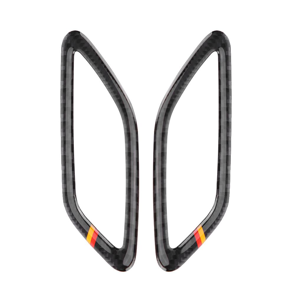 2Pcs Carbon Dashboard Outlet Cover for A Class CLA GLA W169 W117