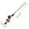 Witch Bell Door Handle Bell Decorative Wall Hanging Bell Home Decor Wind Chime Blessing Decorative Bell Hemp Rope Wind Chimes