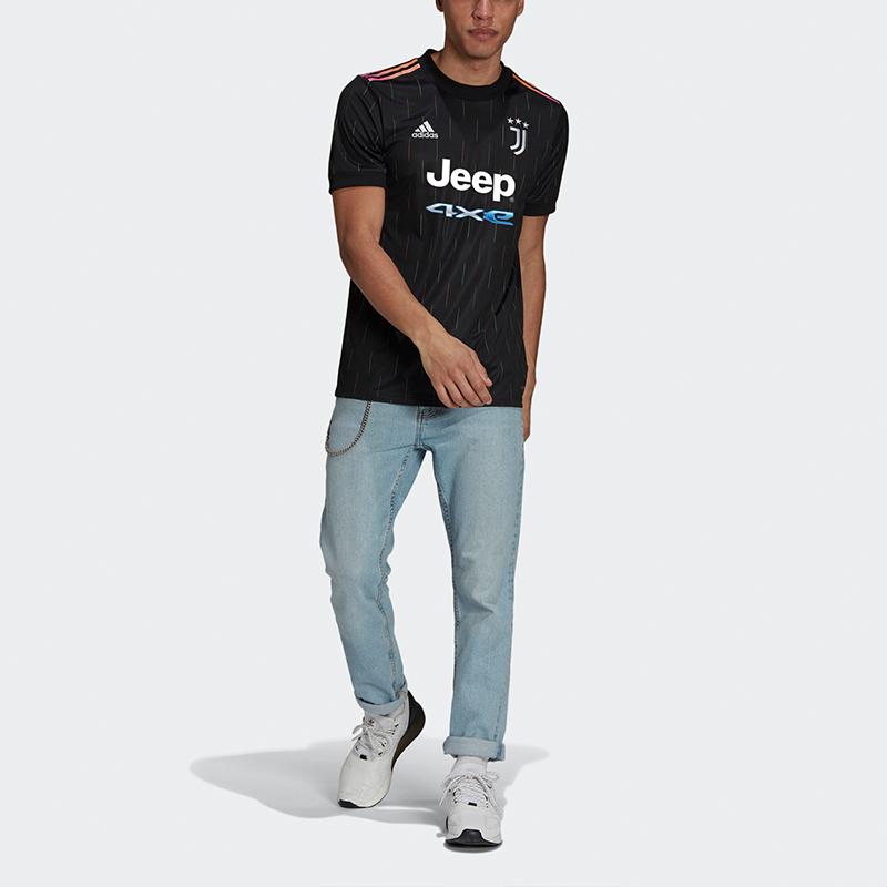 Adidas Juventus Away Fan Edition Soccer Jersey T-Shirt Men Tops Black GS1438
