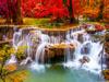 5D Diamond Painting Waterfall Full Square Round Diamond Embroidery Mountain Landscape Rhinestone Picture Home Decor