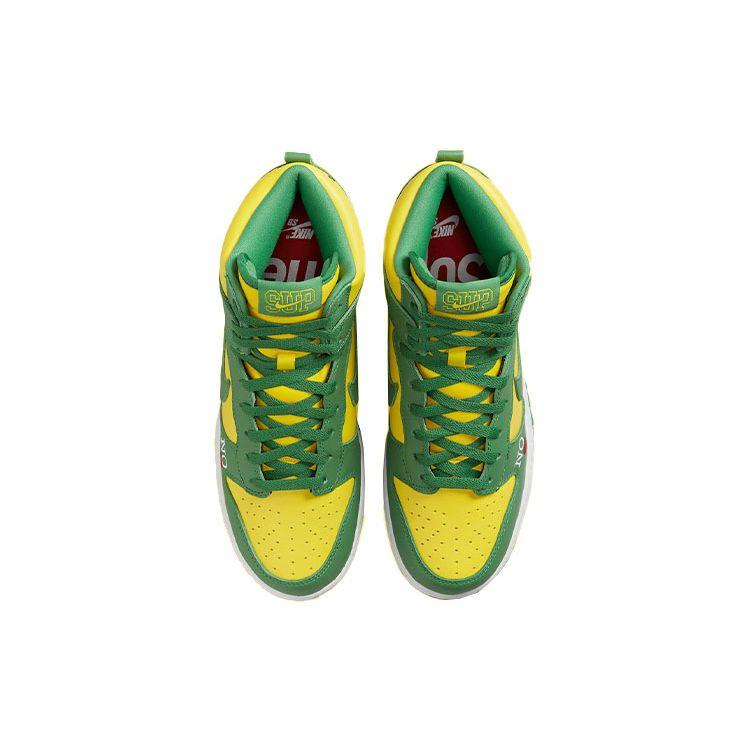 Supreme X Nike Dunk High SB By Any Means - Brazil Unisex Sneakers Green DN3741-700