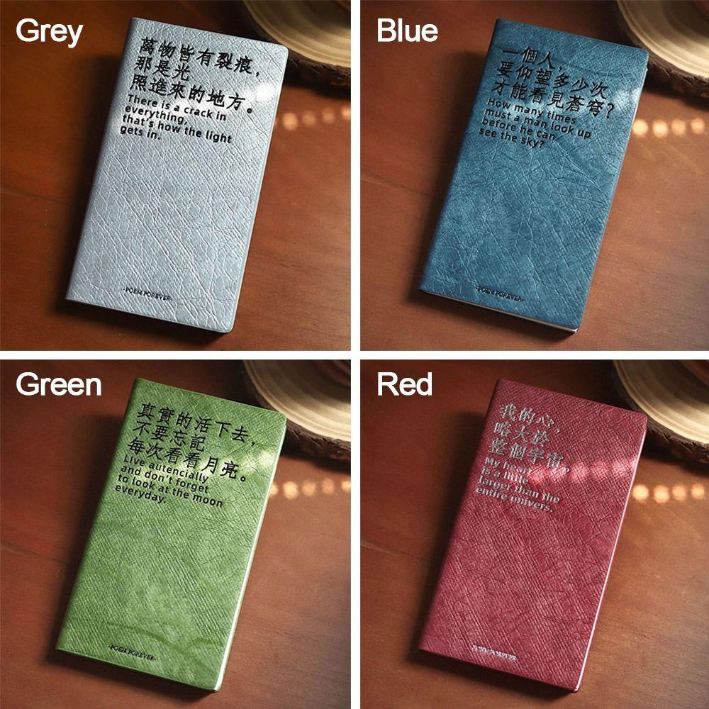 Thicken Paper Agenda Book Mini Journal Notepads Durable Memo Book Stationery Gift