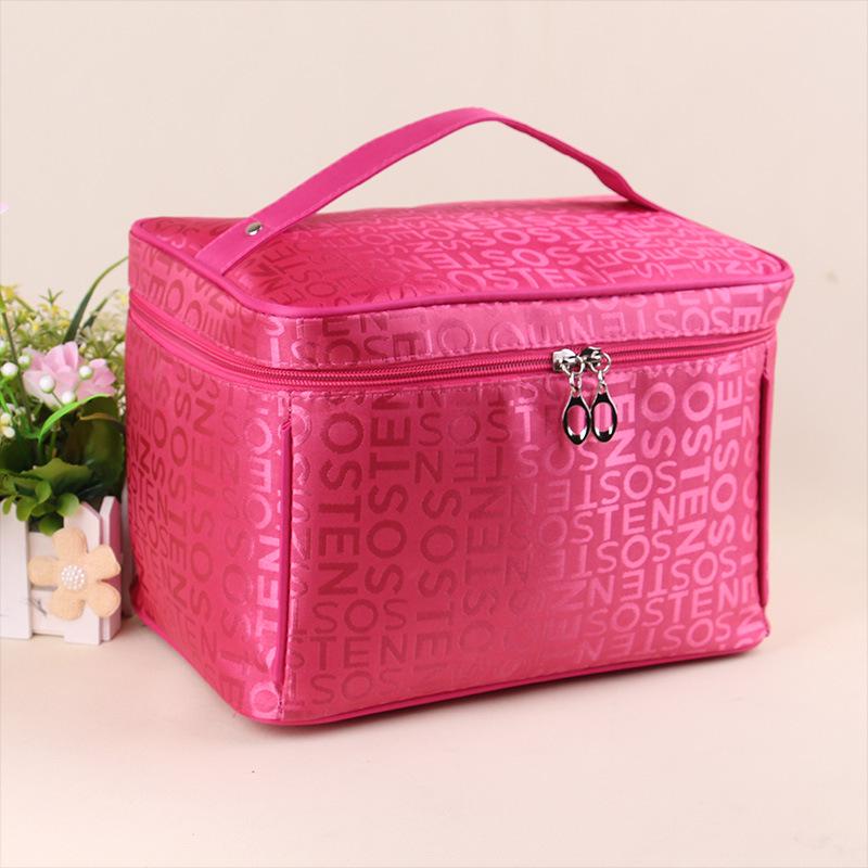 New Folding Portable Large Capacity Portable Cosmetic Storage Box Wash Bag Makeup Bag