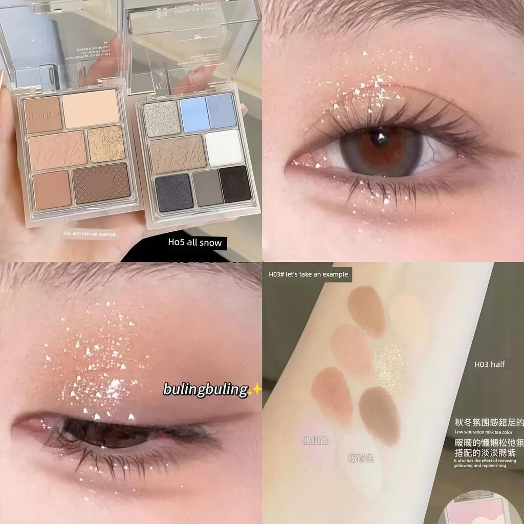 70% off Must-Have Makeup Tools! Holdlive Comprehensive Eyeshadow Palette 2026 New Earthy Brown Pink Powder Palette for Women