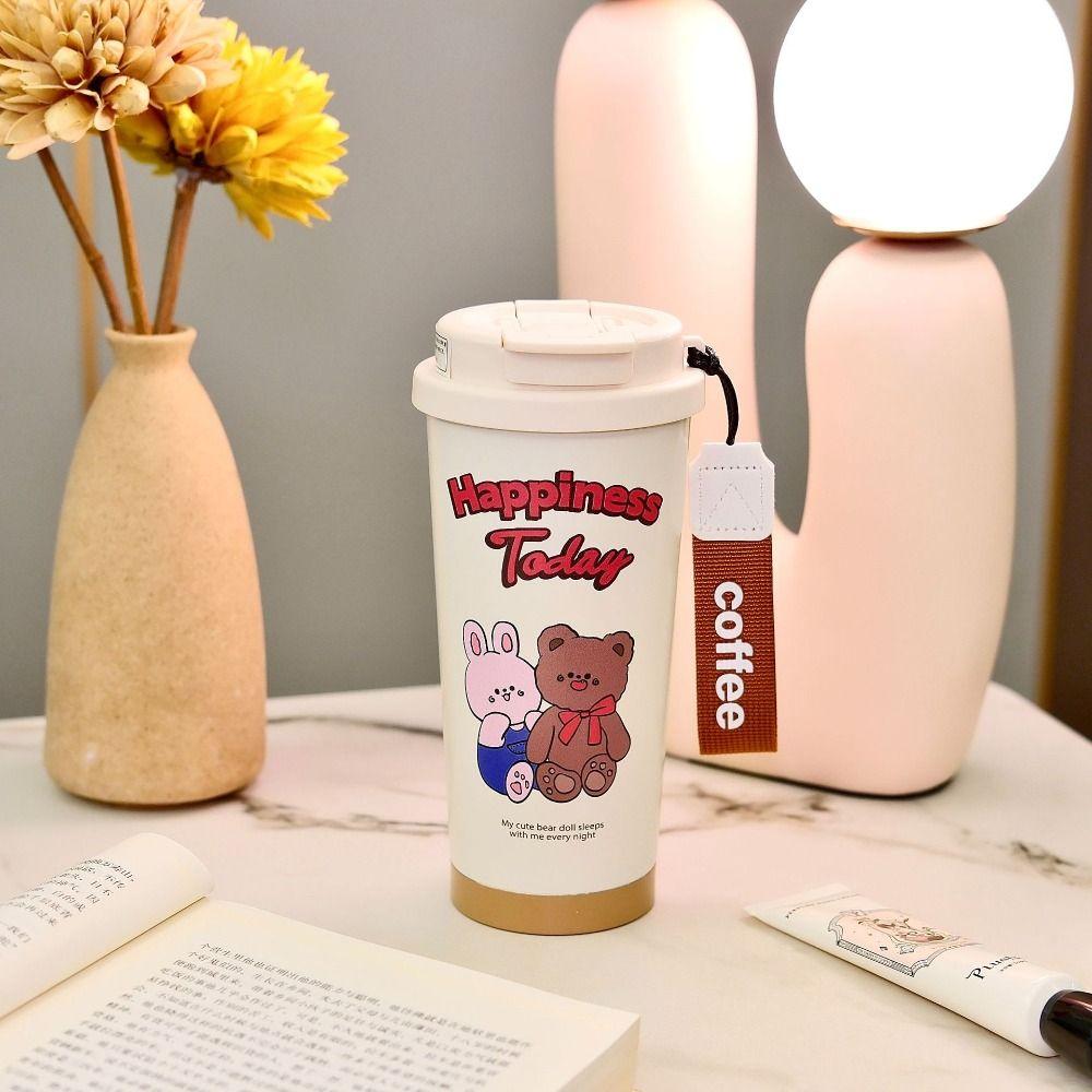 Stainless Steel Thermal Mug Creative Thermos Bottle Portable Water Cup Travel