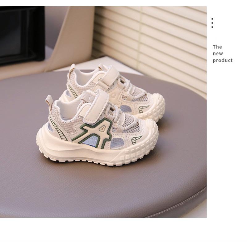 Children's Sports Shoes Summer New Boys Sandals Medium and Small Children's Mesh Breathable Shoes Girls Breathable Soft Sole Dad Shoes