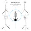 190cm/74.8 Inch Portable Aluminum Alloy Photography Light Stand Reverse Folding Leg Stand