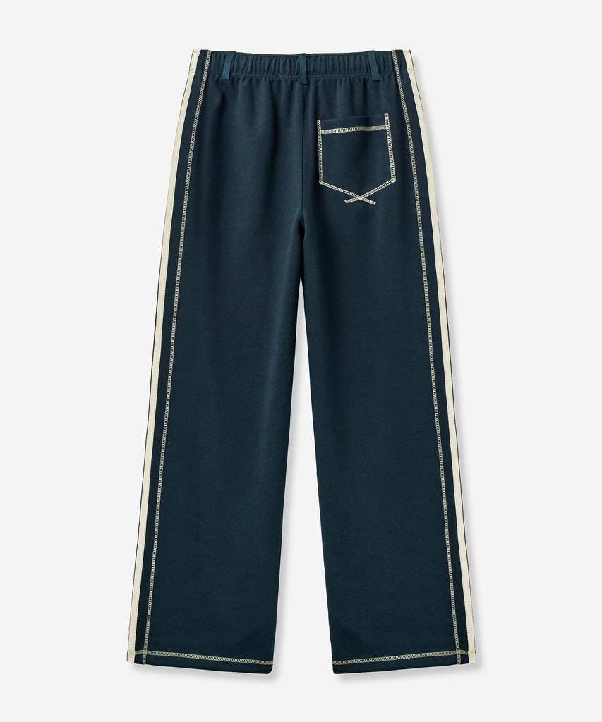 SATUR Rawton Stitch Track Pants Navy