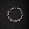 Stainless Steel Mixed Bracelet European and American Fashion Neutral High-end Chain Hip-hop Trend Punk Street