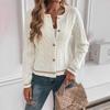 Women's Solid Color New Autumn and Winter Sweater Jacket Soft Knitted Cardigan