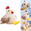 Plüsch-Hühnerspielzeug mit PP-Baumwollfüllung zum Spielen und für Komfort für Kinder