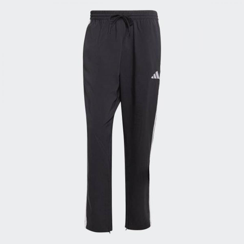 Adidas Essential 3 Stripes Open Hem Pants Regular Fit Stanford