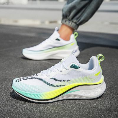 Hardloopschoenen, sportschoenen, race schokabsorptie, ultralichte hardloopschoenen, jongens en tieners, studenten, carbonplaat race, ademend, fly-w