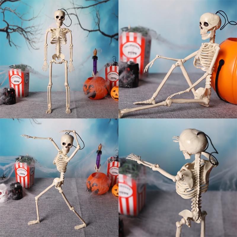 40cm Active Human Skeleton Model Medical Learning Anatomy Skeleton Modle Halloween Party Decoration