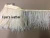 Ostrich Feather Fringe - Various Colors, 10-15cm, 1 Meter for Clothing Accessories