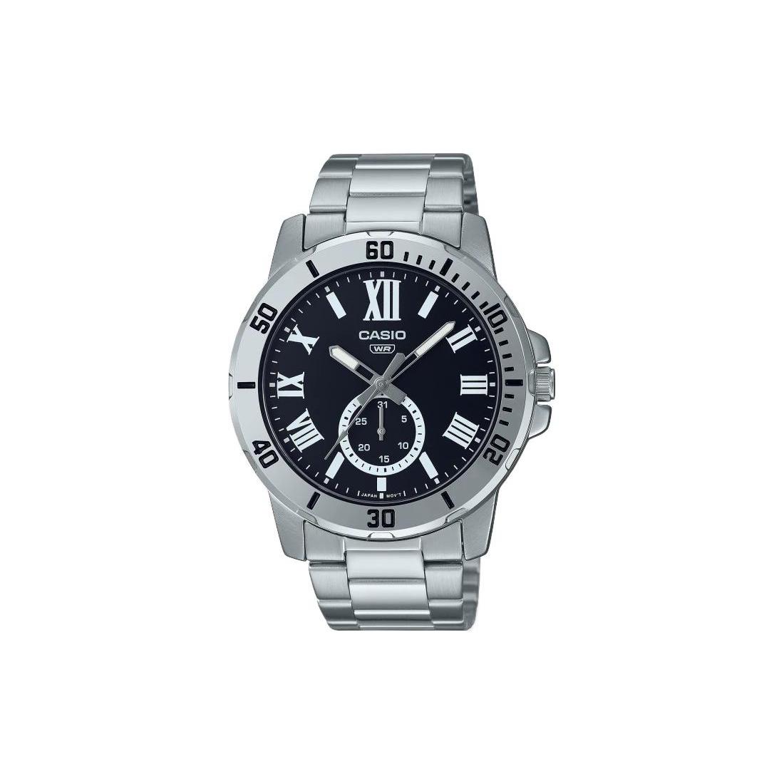 CASIO MTP VD200D 1B MTP-VD200D-1B Black Dial