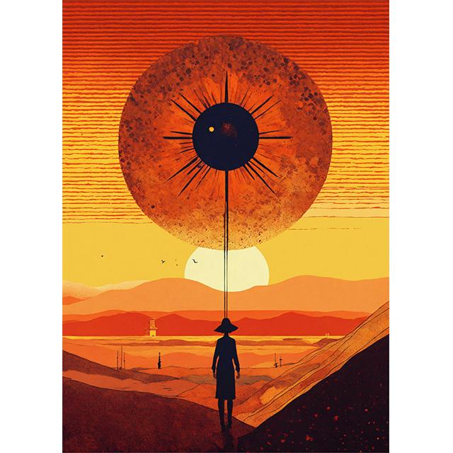 

Абстрактный Солнечный Пейзаж Задний План Пустыня Океан Принты Постер Холст Картина Современное Настенное Искусство Картины Для Гостиной Спальни Домашний Декор 21x30cm No Framed