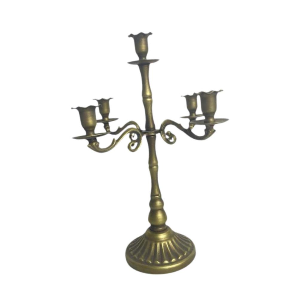 Vintage Candlestick Holder, Decorative Candle Stand for Wedding Bar Bedroom Decor