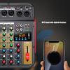 6Channel Bluetooth-compatible Audios Mixer With DSP Reverbs Effects USB Interfaces And 3Band EQ For Home Studio Recording
